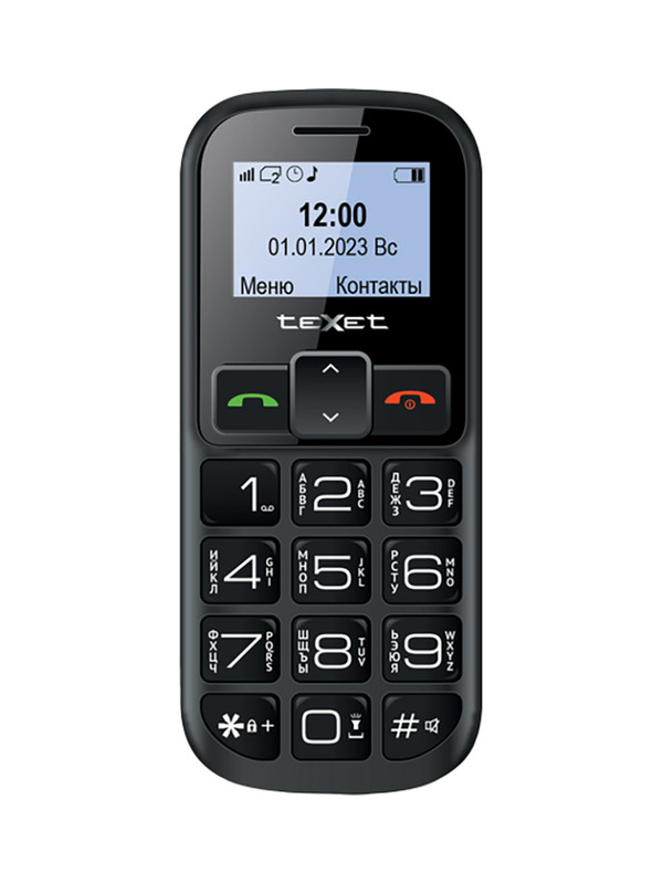МобильныйтелефонTeXetTM-B322,черно-красный