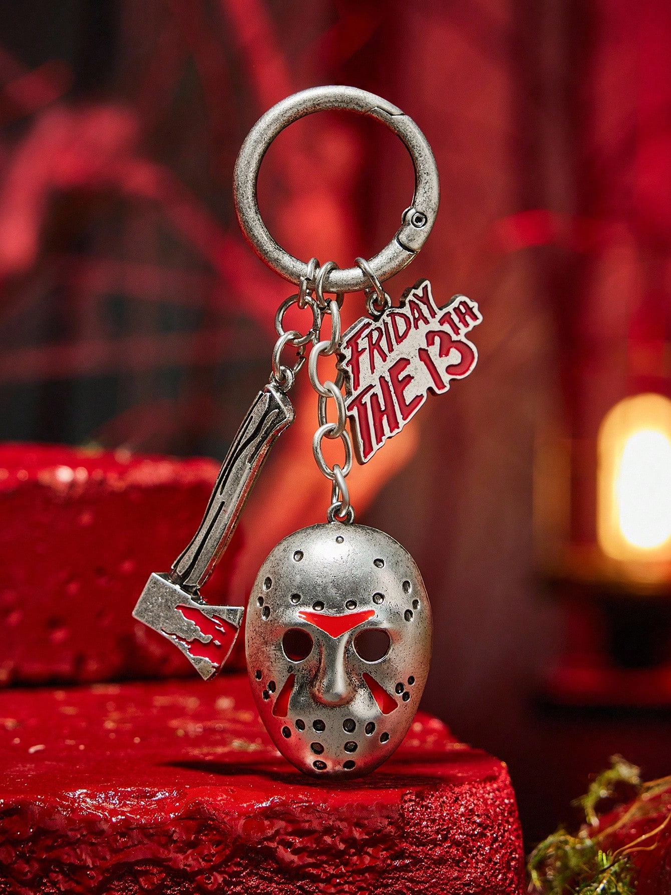 Пятница, 13-е / Friday the 13th Брелок-талисман Маска Джейсона в винтажном стиле