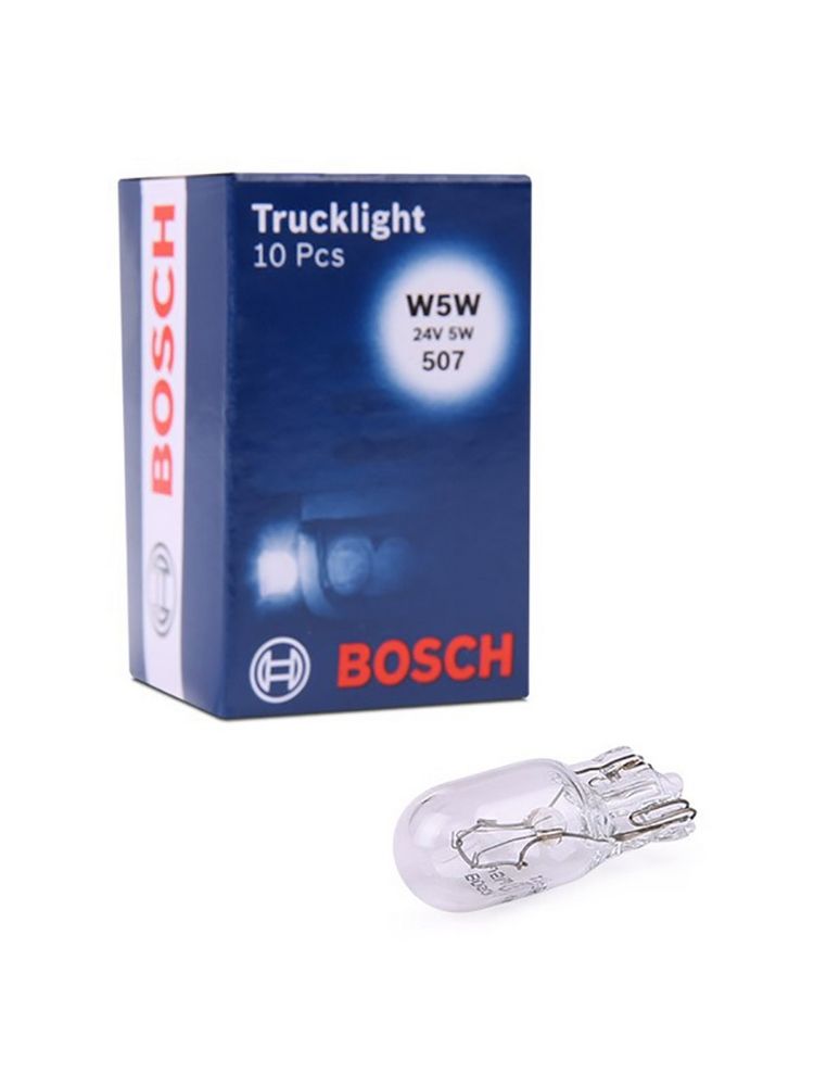 BOSCH Лампа накаливания TRUCKLIGHT W5W (Картонная упаковка)