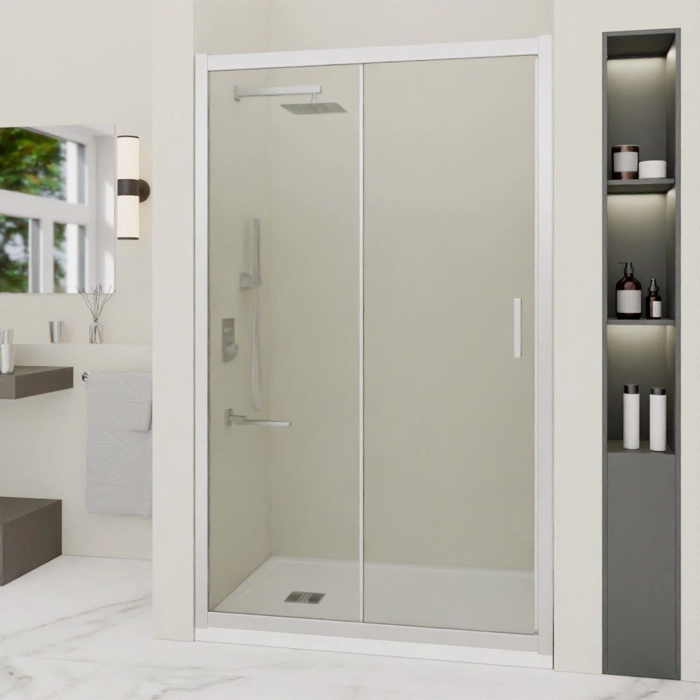 ДушеваядверьвнишуRGWPassagePA-016стеклянная,раздвижная,160см,одностворчатая,немецкая