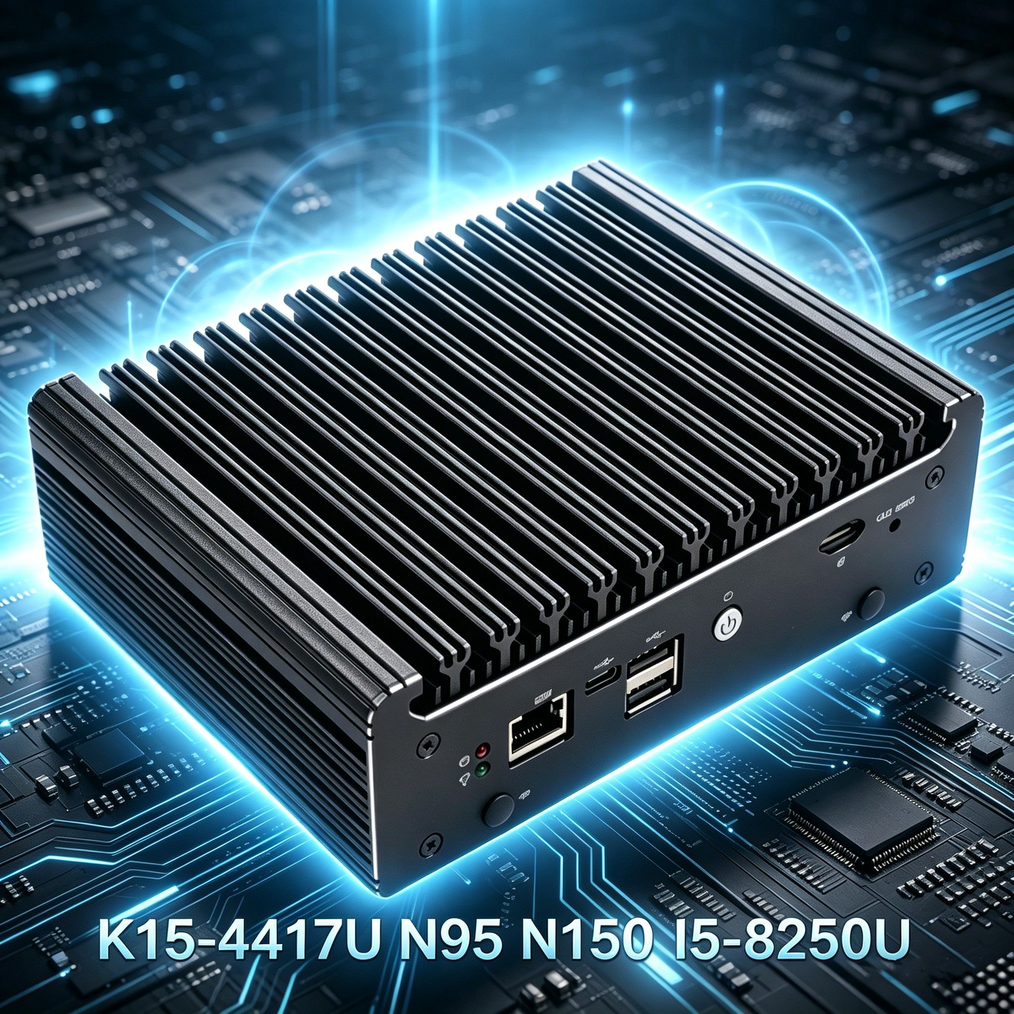 Мини-ПК(IntelPentium4417U,RAM8ГБ,SSD128ГБ,IntelGraphics,Windows),черный