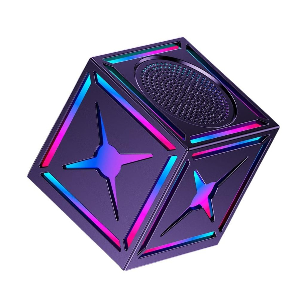 Беспроводное аудио Bluetooth, сабвуфер большой громкости, портативный динамик с красочной подсветкой #1