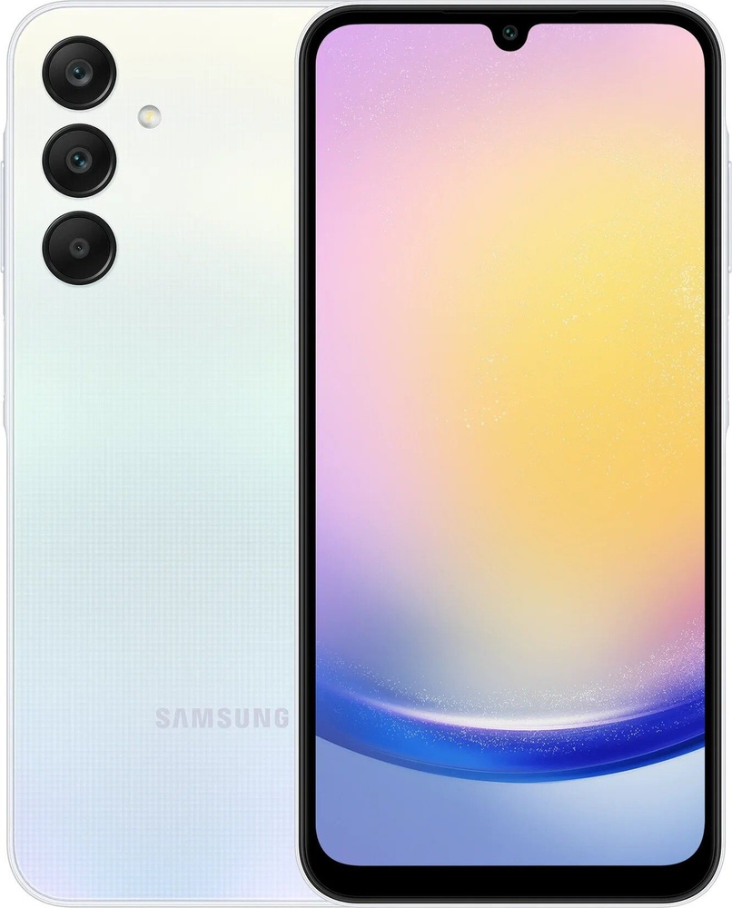 Samsung Смартфон Galaxy A25 8/256Gb голубой (SM-A256ELBHCAU) 8/256 ГБ,  голубой