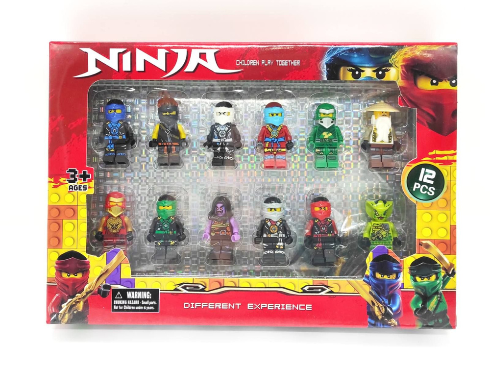 Набор фигурок для лего Ниндзяго 12 шт. - купить с доставкой по выгодным ...