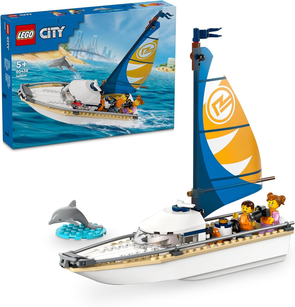 LEGO City 60438 - Парусная лодка - купить с доставкой по выгодным ценам ...