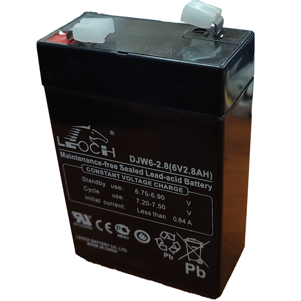 Аккумулятор Leoch DJW6-2.8 6В, 2.8А/ч - купить с доставкой по выгодным ...