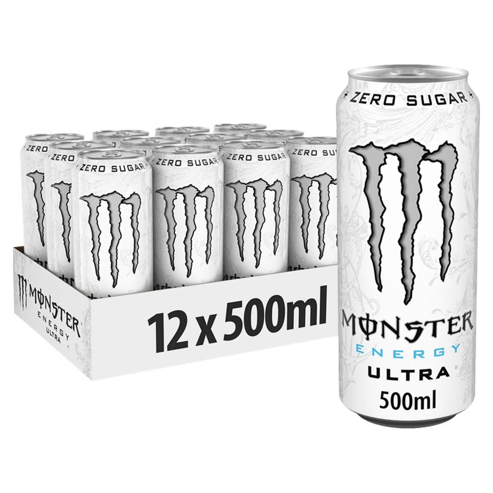 Энергетический напиток Monster (Монстер) Energy Ultra White 0,5 л х 12 банок (Ирландия)  #1