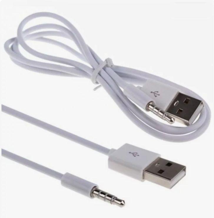Кабель jack 3,5 to USB (штекер) 1м - купить с доставкой по выгодным ...