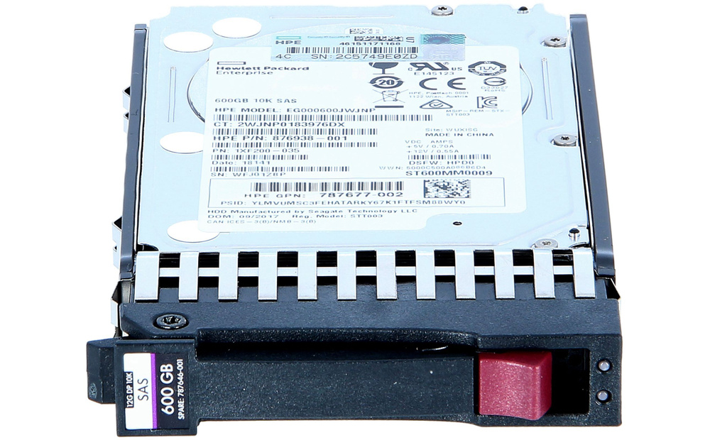 Внутренний жесткий диск 787646-001, 2.5", 10000 об/мин, SCSI 12 Гбит/с (787646-001)  #1
