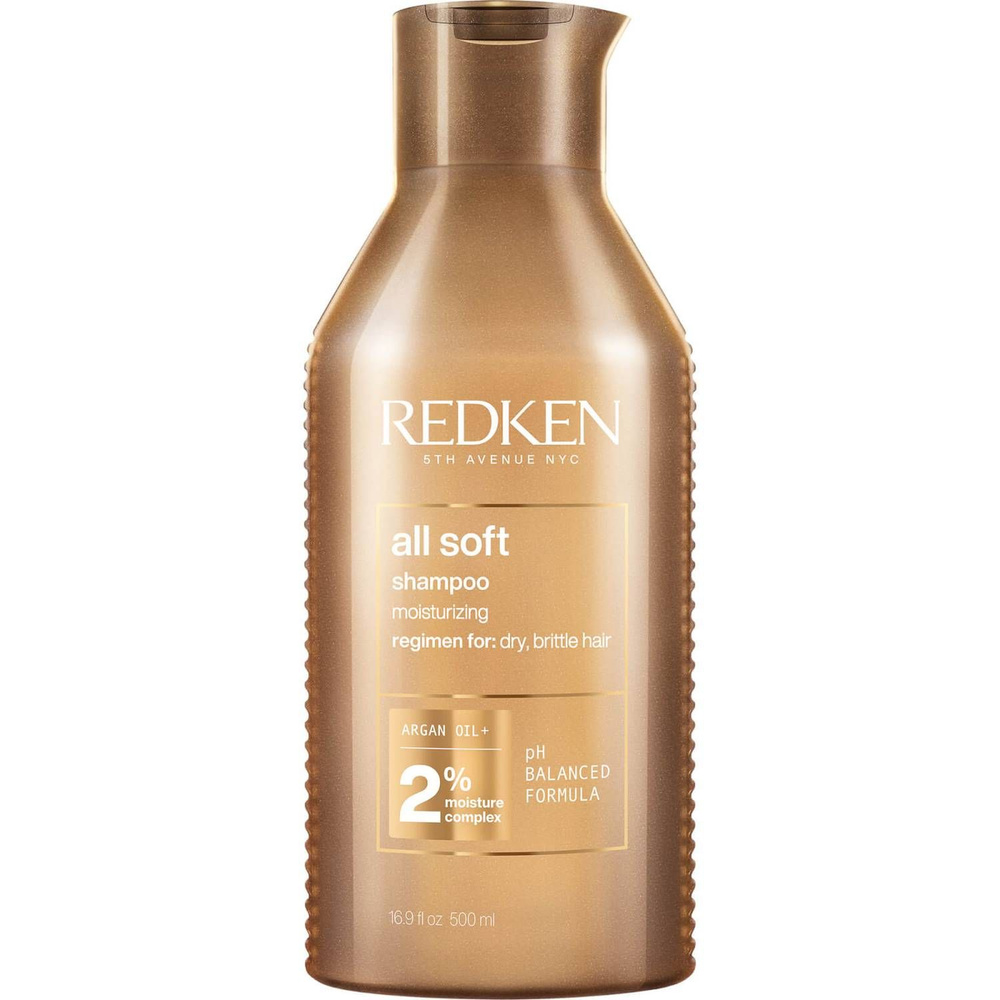 Redken ALL SOFT SHAMPOO Шампунь с аргановым маслом 500 мл #1