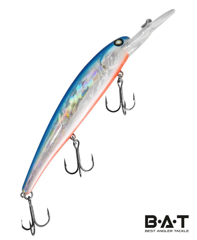 Троллинговый воблер BAT Hachiro (V) 120 mm; 19 g; 3.5-4 m/Bandit Walley/ для ловли судака и щуки  #1