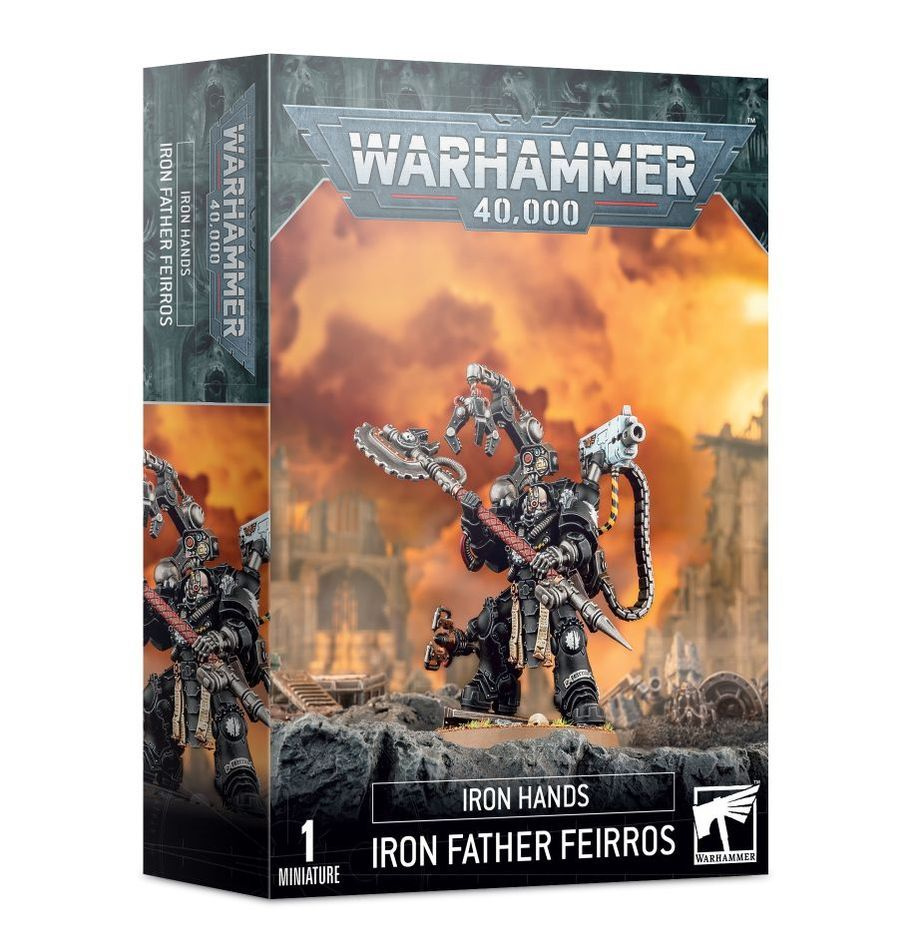 Набор миниатюр для настольной игры Warhammer 40000 - Iron Hands: Iron Father Feirros  #1