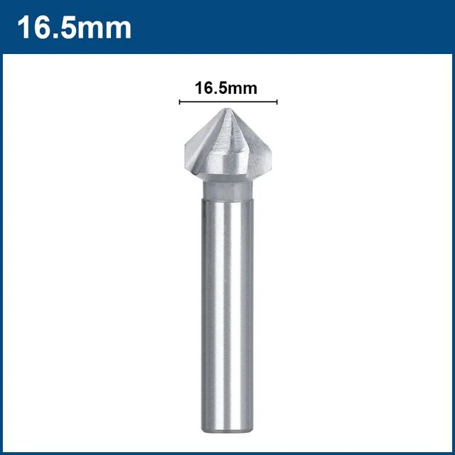 Зенковка конусная HSS XCAN 16,5 мм под М2, 90 градусов #1