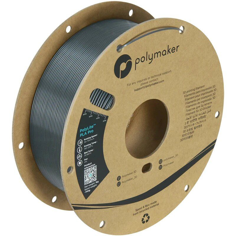 Polymaker PolyLite PLA Pro Тёмно-серый #1