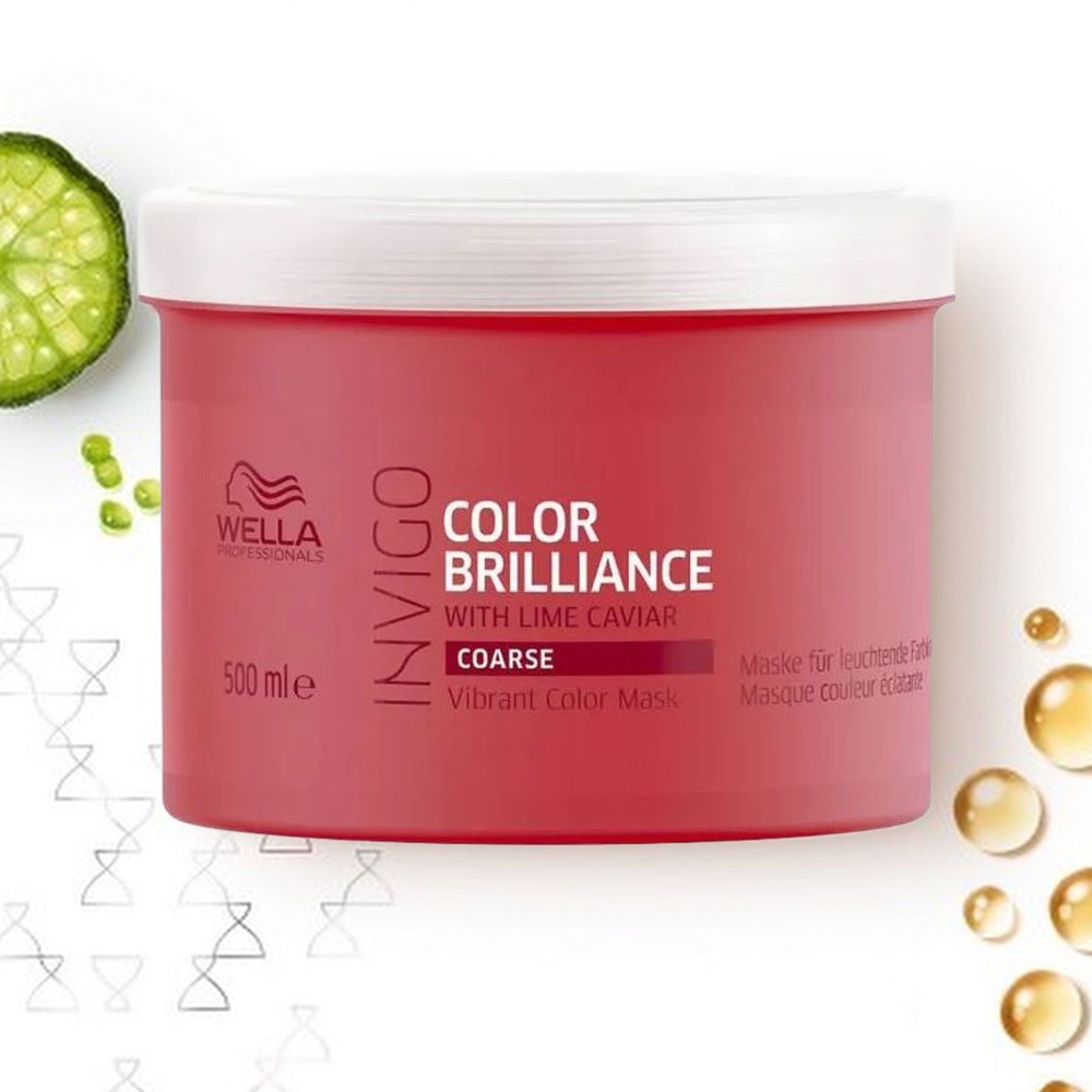 Маска для окрашенных волос, Wella, Color Brilliance, 500 мл - купить с  доставкой по выгодным ценам в интернет-магазине OZON (645495343)