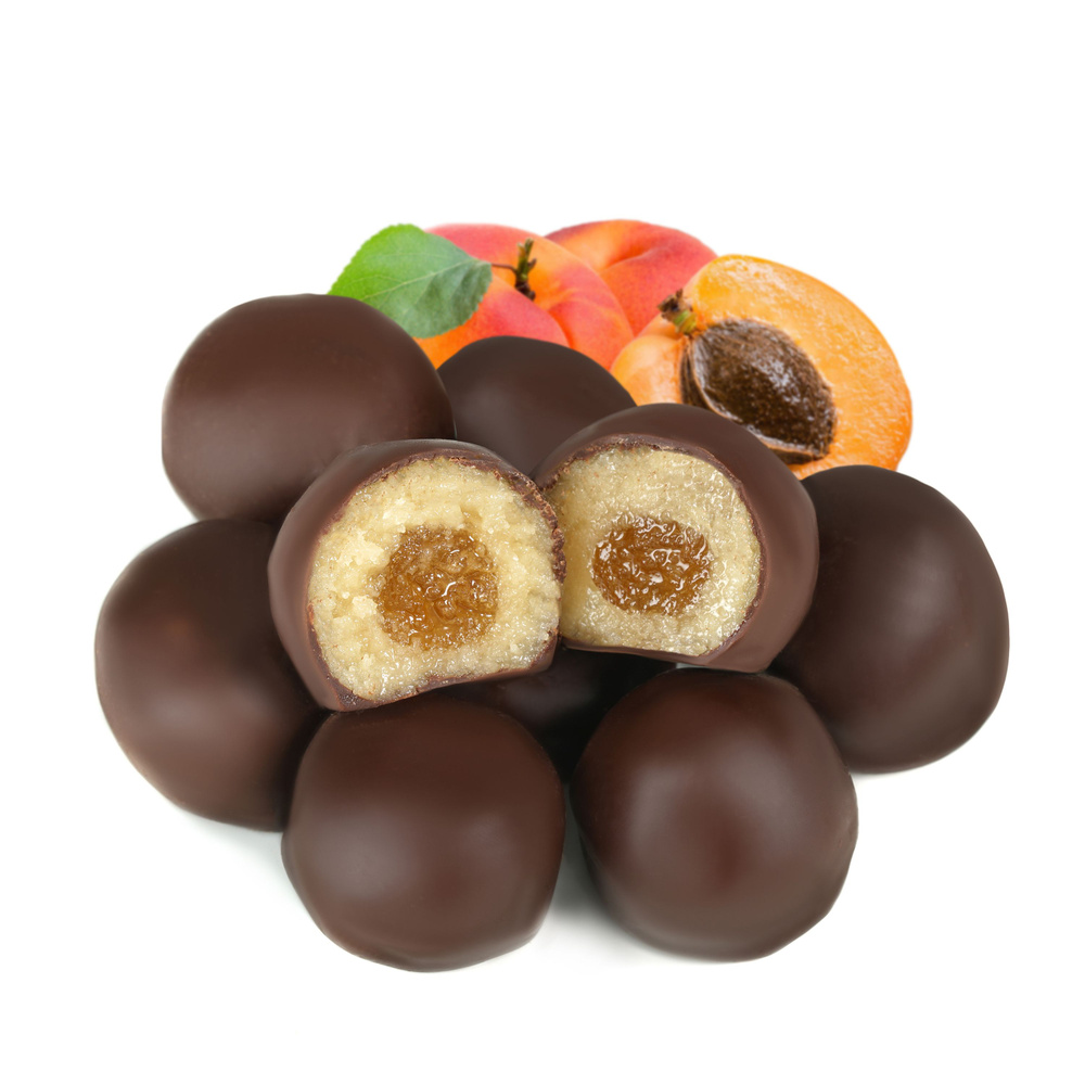 Марципан в шоколаде Grondard с абрикосовой начинкой, 1,2 кг #1