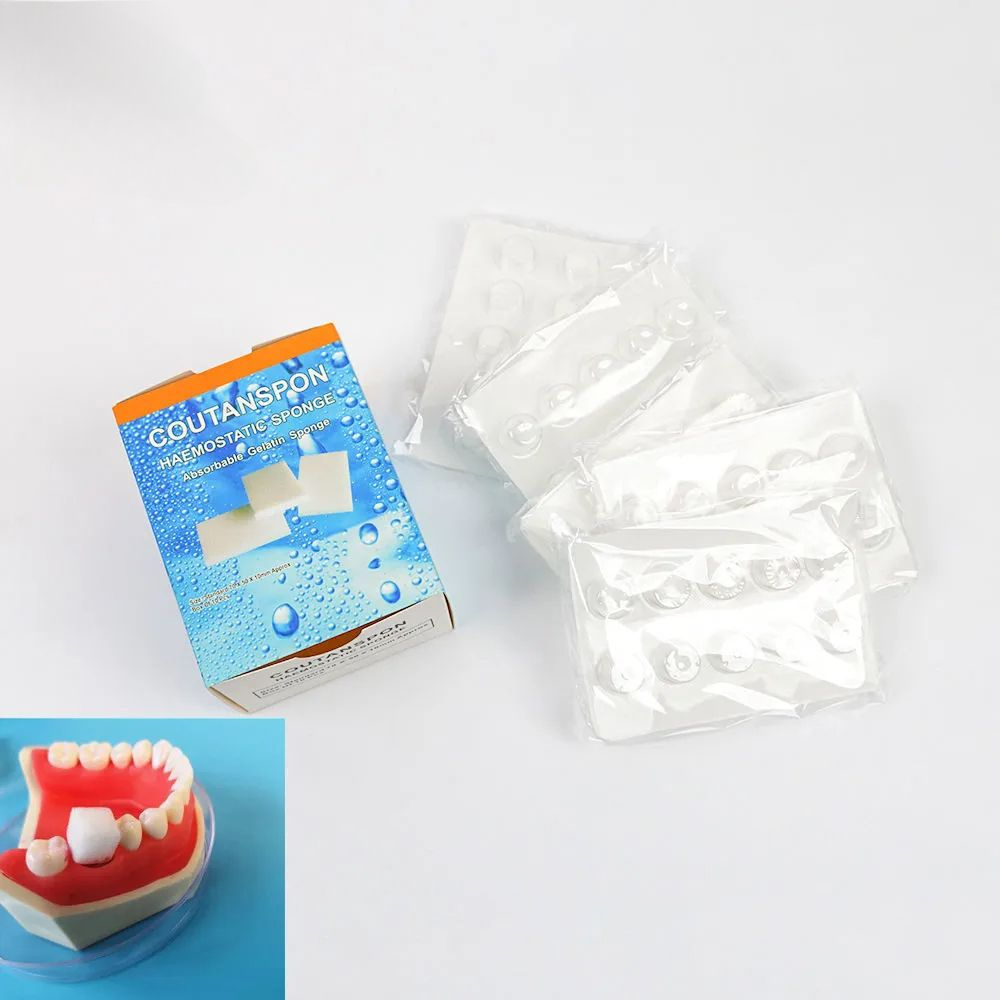 2 х 50 шт./кор., медицинская кровоостанавливающая губка ...