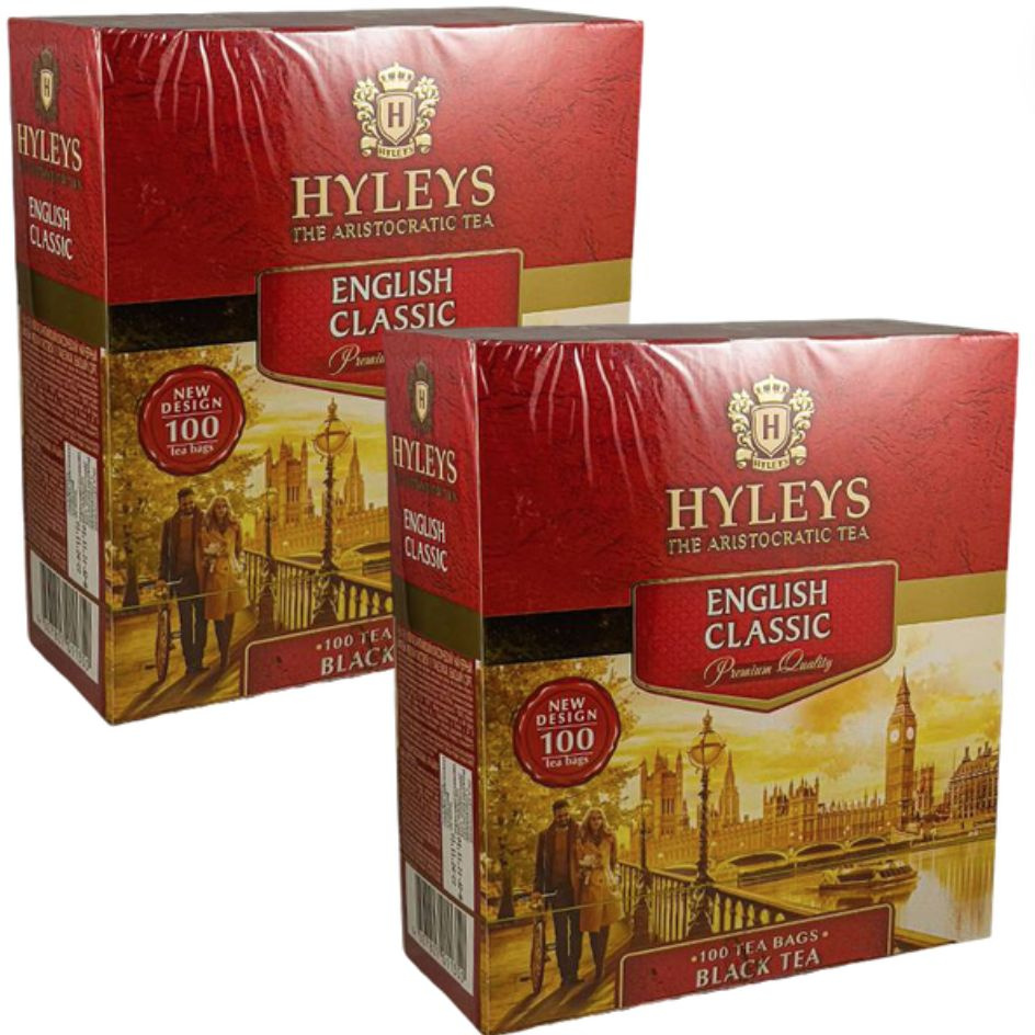 Чай черный Хэйлис Английскии Классический 100 пакетиков 2 штуки  #1