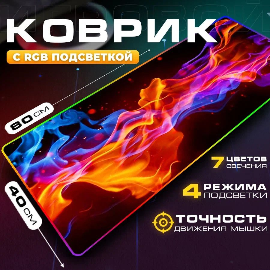 Коврик для мыши компьютерный большой игровой, 80 x 40 см, Zerty - купить с  доставкой по выгодным ценам в интернет-магазине OZON (866636158)