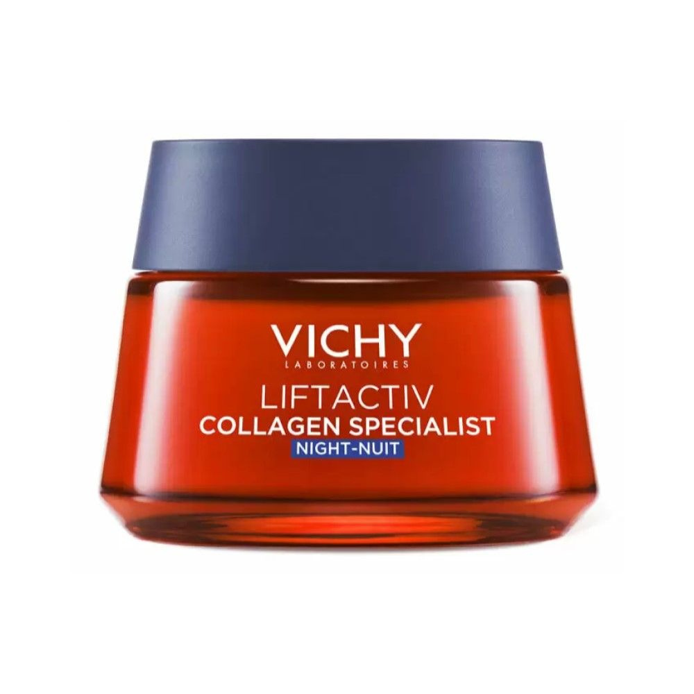 Ночной антивозрастной крем Vichy Liftactiv Collagen Specialist с пептидами для активации синтеза коллагена, #1