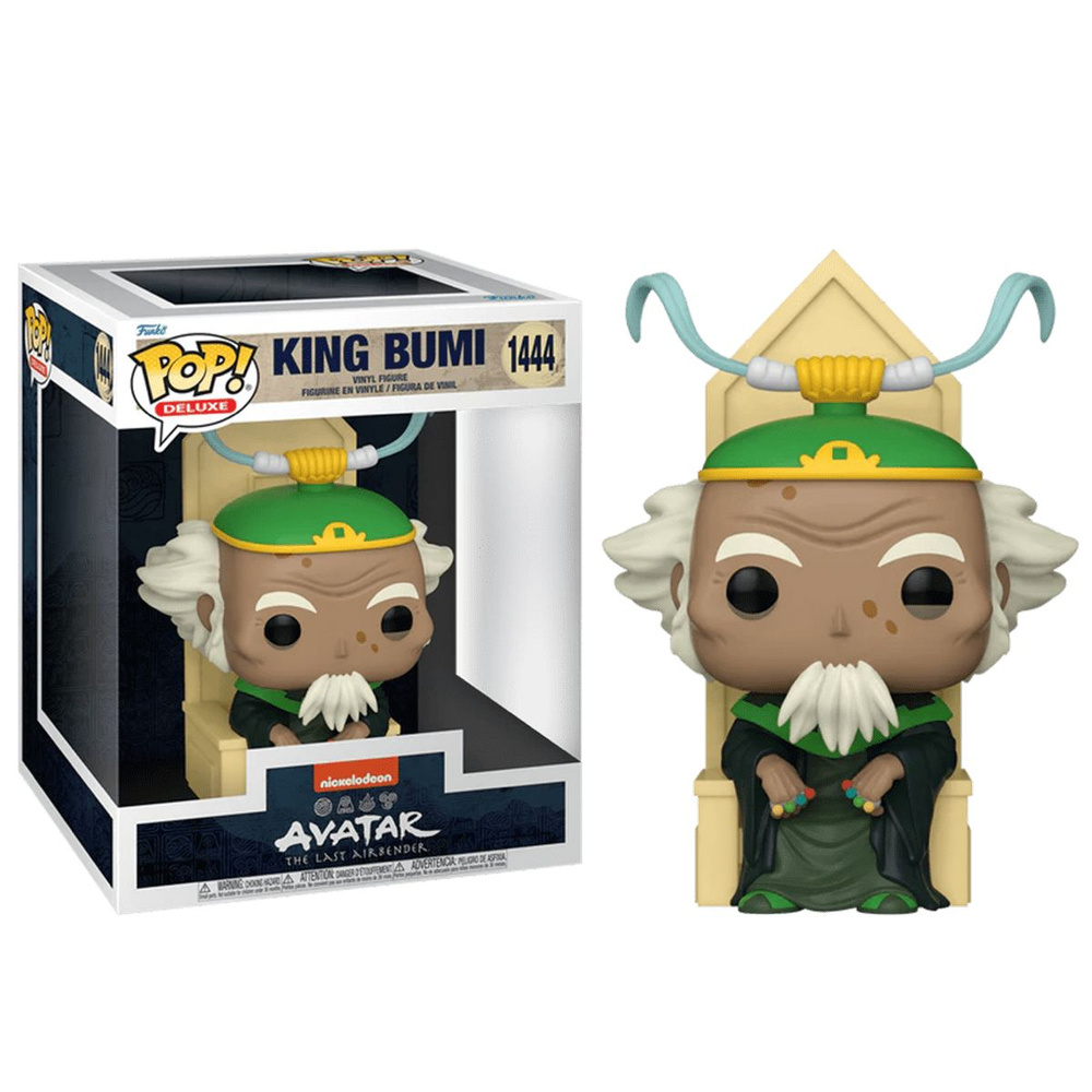 Фигурка Funko Pop! Avatar: King Bumi on Throne Deluxe (Фанко Поп Король  Буми на троне из мультсериала Аватар: Легенда об Аанге) - купить с  доставкой по выгодным ценам в интернет-магазине OZON (1490003406)