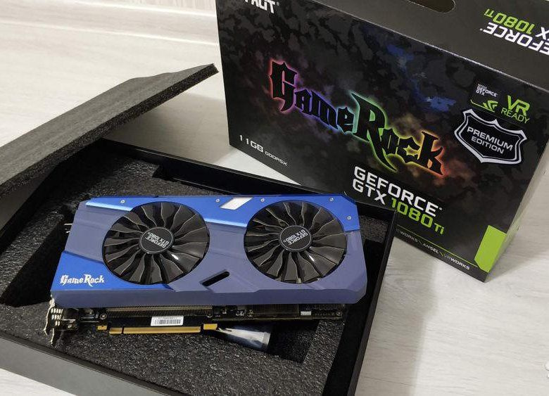 Видеокарта Palit GeForce GTX 1080 Ti, 11 ГБ GDDR5X PCI Express 3.0