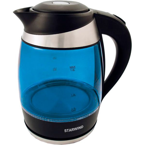 STARWIND Электрический чайник SKG2216, синий, черный #1