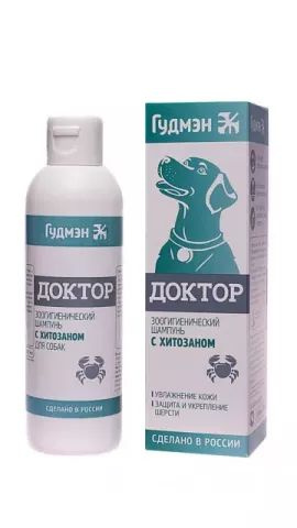 Доктор Шампунь с хитозаном для собак 200 мл - купить с доставкой по ...