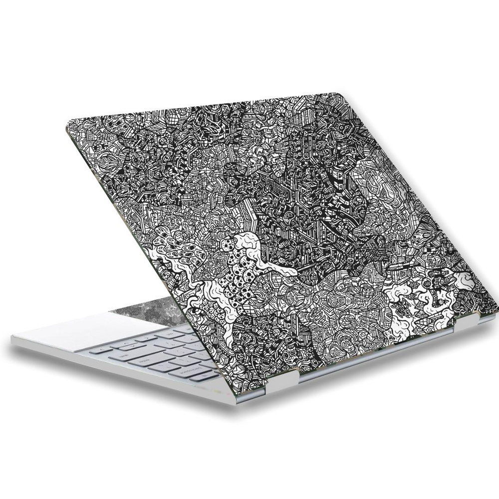 Наклейка на крышку и клавиатуру для Acer Aspire 3/ Гидрогелевая ...
