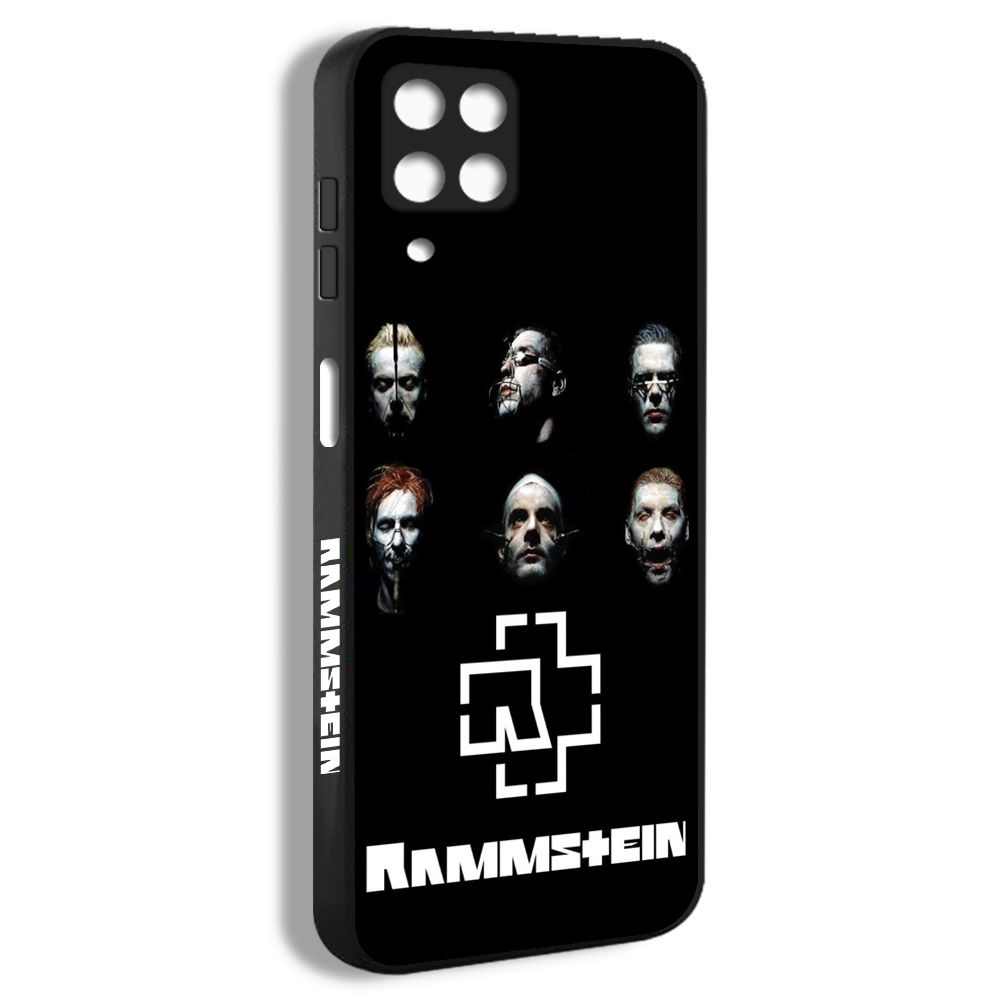 чехол для Самсунг Samsung Galaxy A12 Rammstein Рамштайн логотип группы арт  - купить с доставкой по выгодным ценам в интернет-магазине OZON (1523674698)