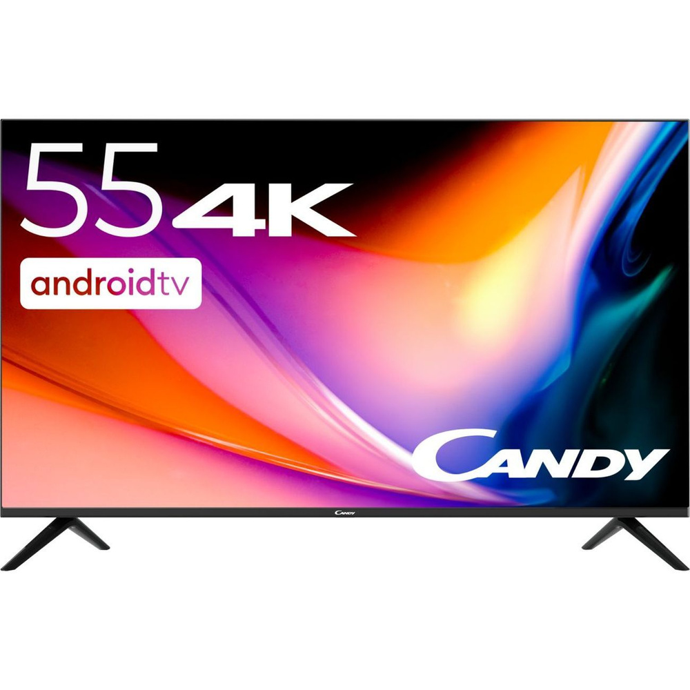 Candy Телевизор 55" 4K UHD, черный #1
