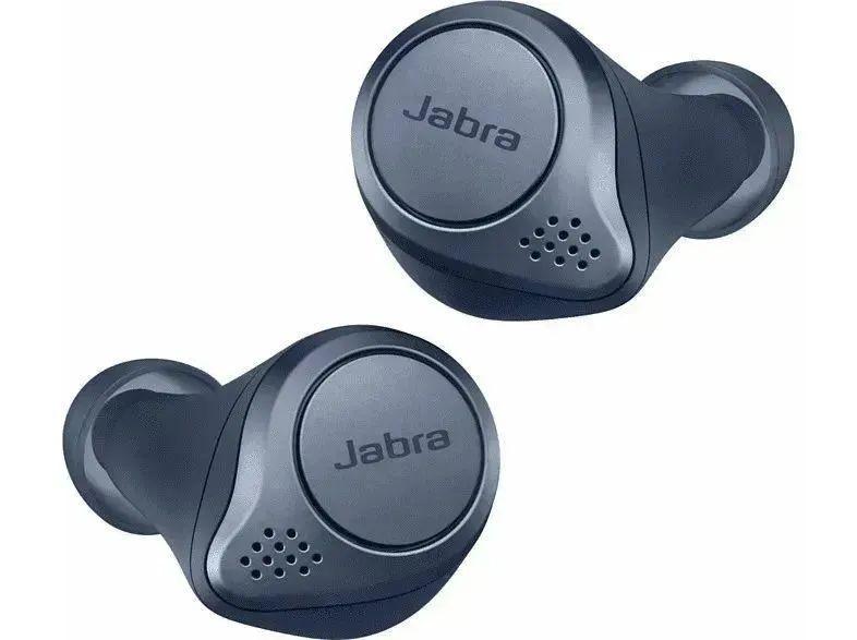 Наушники беспроводные с микрофоном Jabra Elite 75T, Bluetooth, USB Type-C, синий  #1