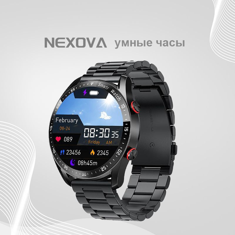 NEXOVA Умные часы ЭКГ+PPG/мониторинг сна/шагомер /вызов по Bluetooth/Смарт-часы /Smart Watch /QCNE6055, #1