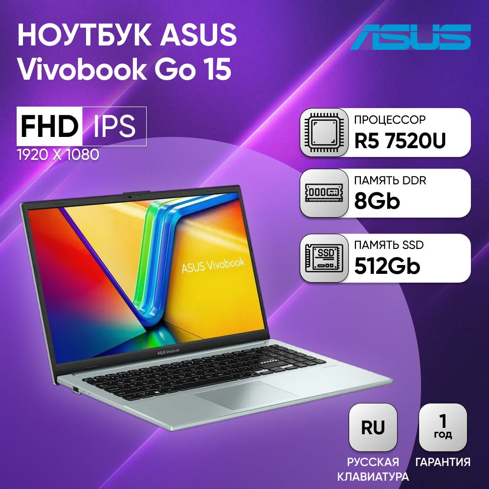 Asus vivobook go 15 e1504fa bq089