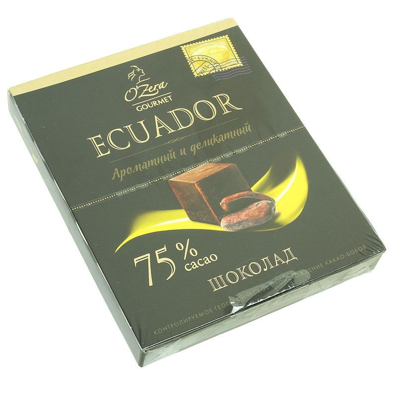 О Zera Шоколад, Ecuador, 75% , 90 гр. - купить с доставкой по выгодным ...