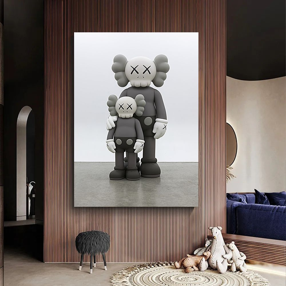 Картина Kaws, интерьерная картина кавс, 50х70 #1