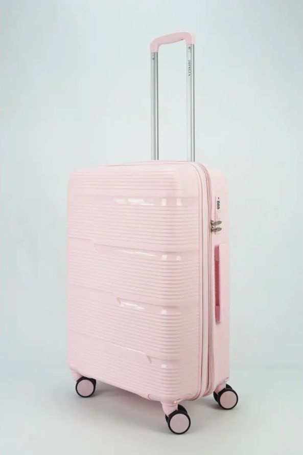 Impreza чемодан для туризма и путешествий (7003), размер M, светло-розовый  #1