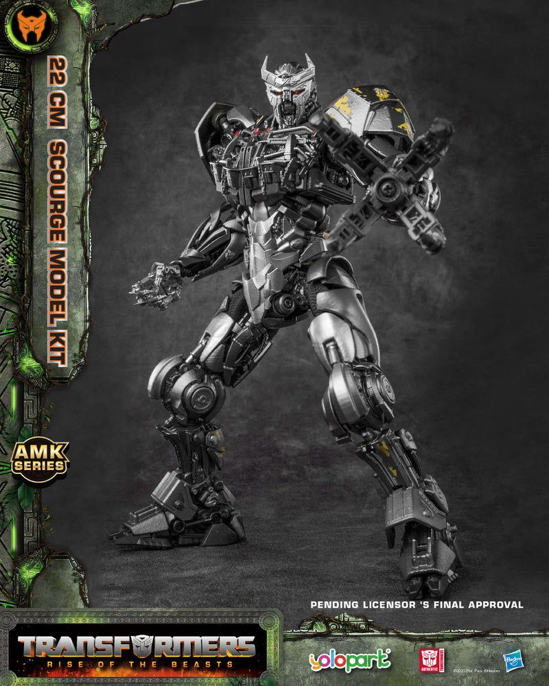 трансформеры Hasbro;Yolopark amk Transformers : Rise of the Beasts 22cm Scourge Model Kit;природная катастрофа #1