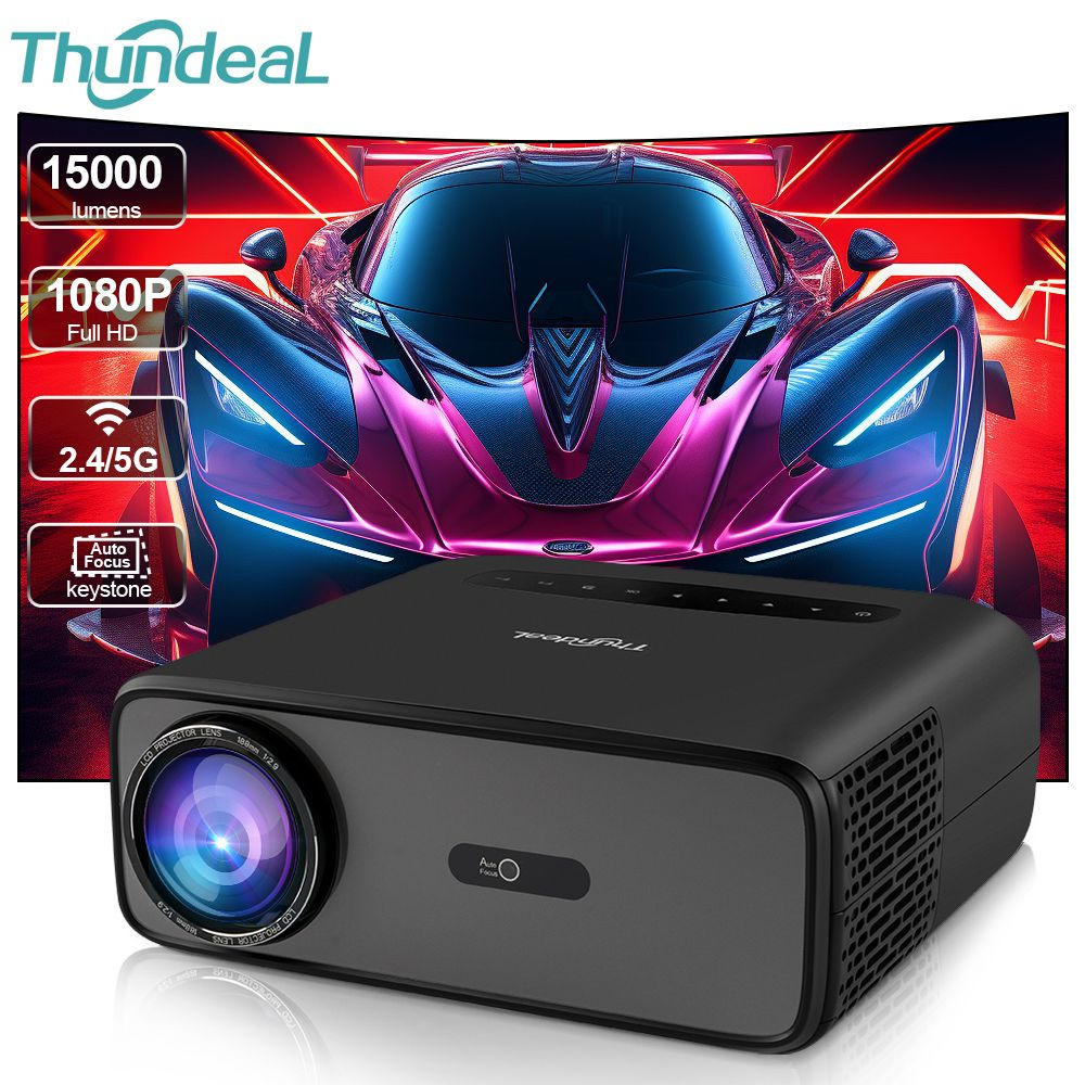 ThundeaL Проектор TD97Pro Версия для Android LED проектор родной 1080P Full  HD видеопроектор 4K фильм домашний кинотеатр, 1920×1080 Full HD, 1LCD, ...