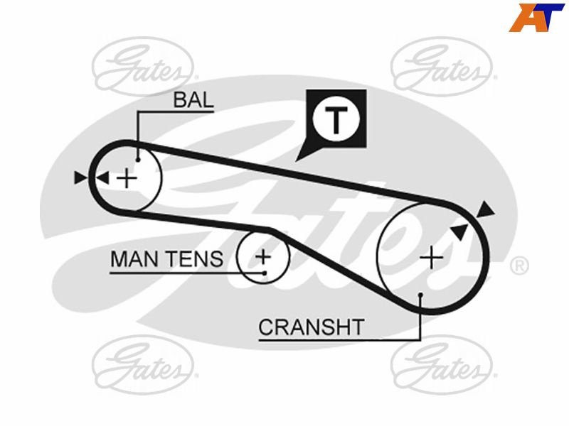Ремень балансировочного вала HYUNDAI SONATA EF 02- SANTA FE 00- CHERY ...