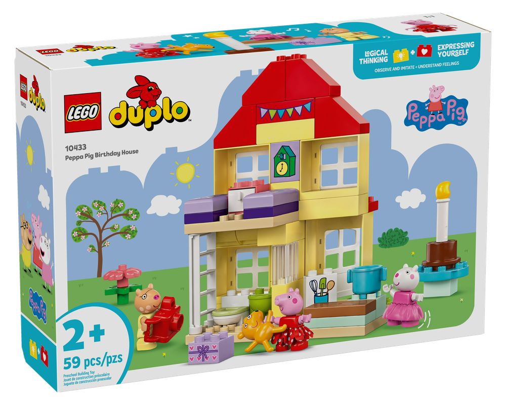 LEGO Peppa pig 10433 Домик для празднования дня рождения Свинки Пеппы