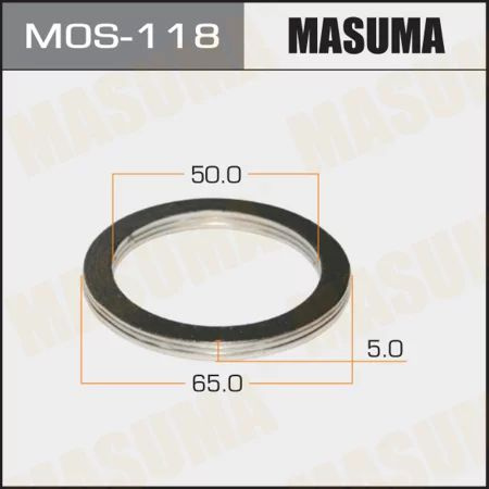 Masuma Прокладка глушителя, арт. MOS-118, 1 шт. #1