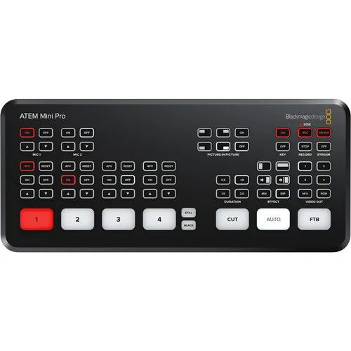 Blackmagic Design ATEM Mini Pro BMD - устройство для переключения прямых трансляций с несколькими режимами #1