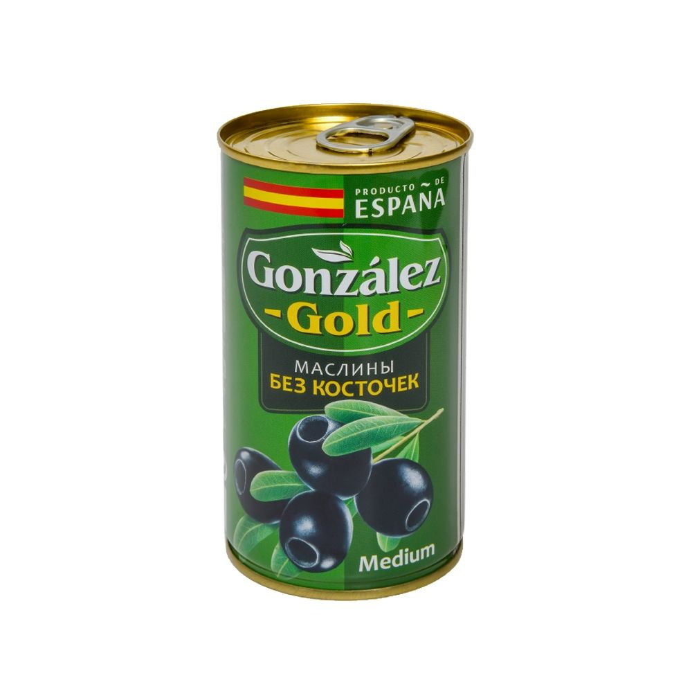 Маслины Gonzalez Gold Medium без косточек 350г, Испания - в заказе 1шт.товара!  #1