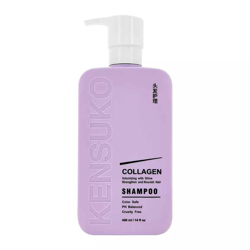 Шампунь для волос KENSUKO COLLAGEN для Лишенных Объема и Тонких волос ...