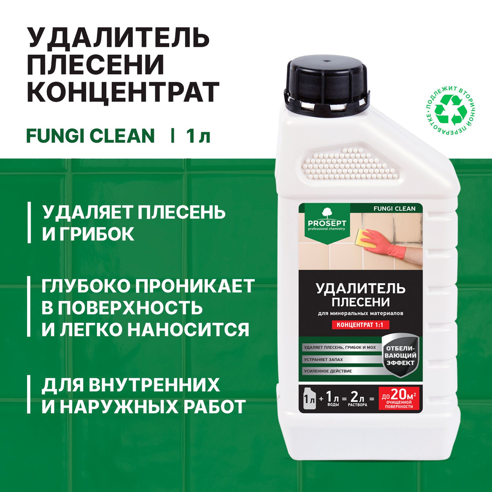 Удалитель плесени Prosept Fungi Clean концентрат (1л) #1