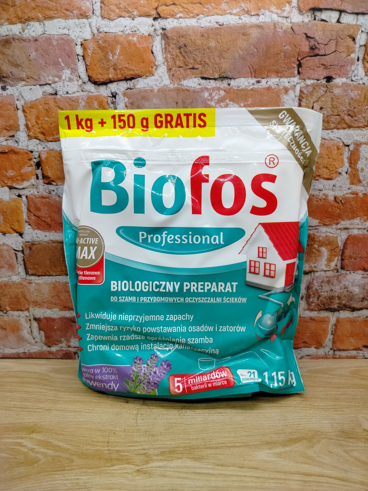 Biofos Professional Биологиеческий препарат для септиков, дачных туалетов и придомовых очистных станций #1