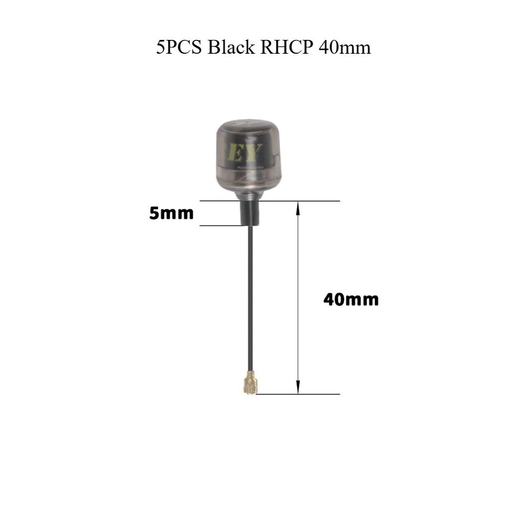 Короткая антенна FlyFishRC Osprey 5,8 ГГц, 40 мм, ipex/UFL RHCP/LHCP #1