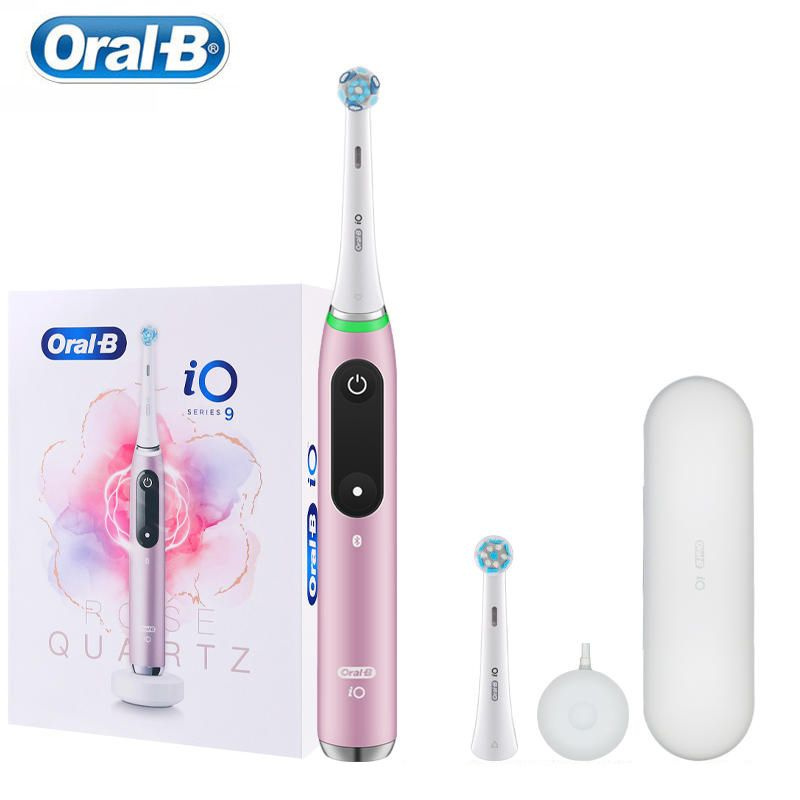 Oral-B Набор электрических зубных щеток iO Series 9, светло-розовый  #1