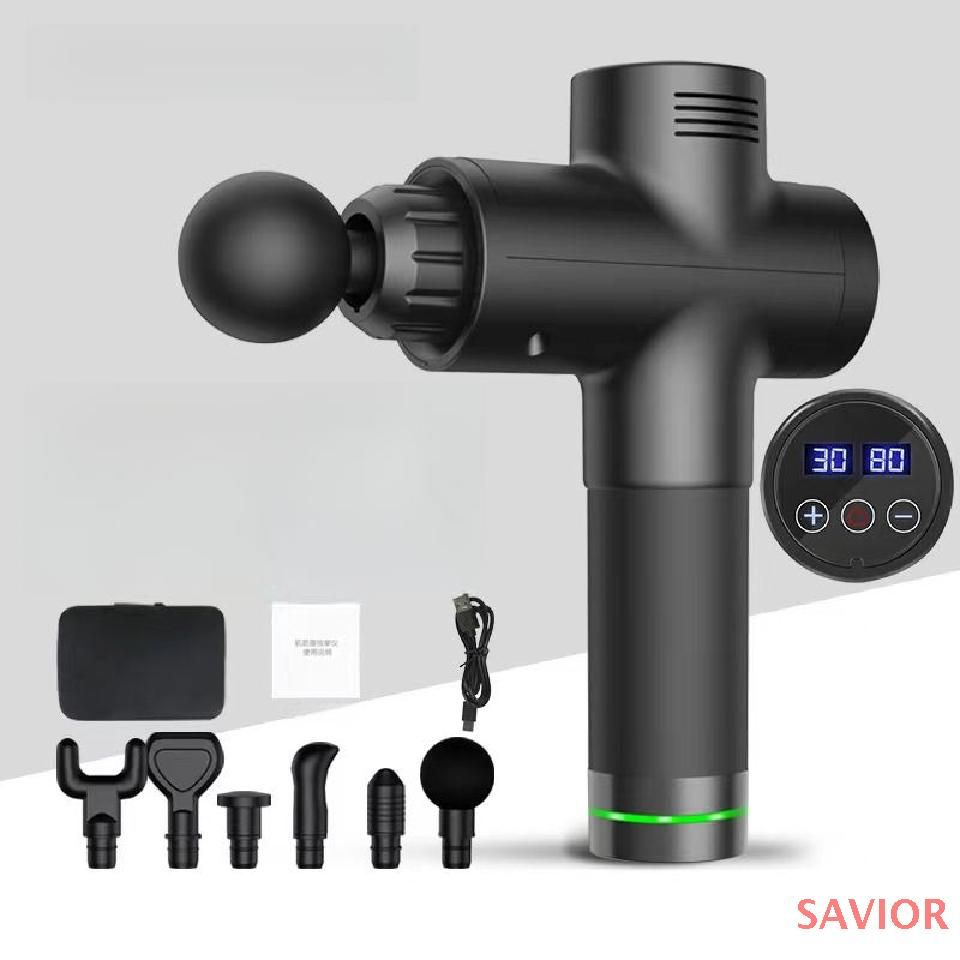 Перкуссионный массажер для тела MiniPro M01 черный - купить с доставкой ...